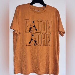 Elton John Orange Graphic Tee